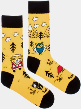 Ponožky pre mužov Fusakle - žltá