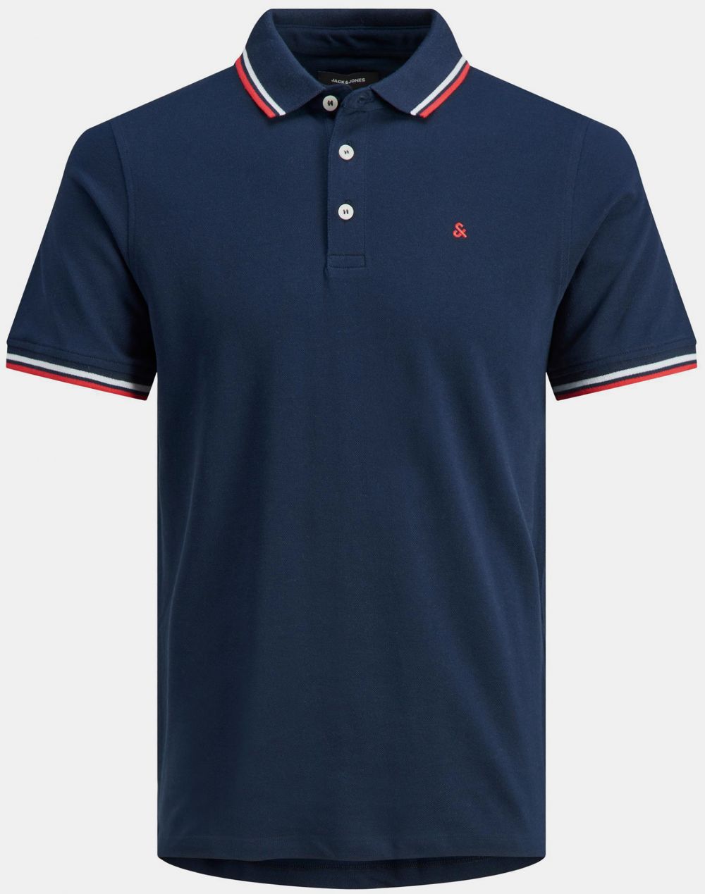 Tmavomodrá polokošeľa Jack & Jones Paulos