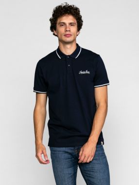 Polokošele pre mužov Jack & Jones - modrá