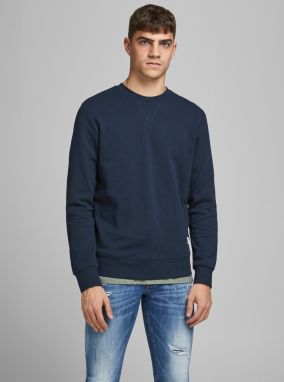 Tmavomodrá basic mikina Jack & Jones