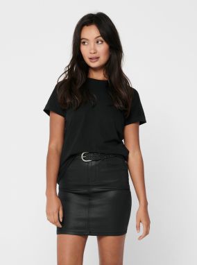 Čierne basic tričko Jacqueline de Yong Louisa