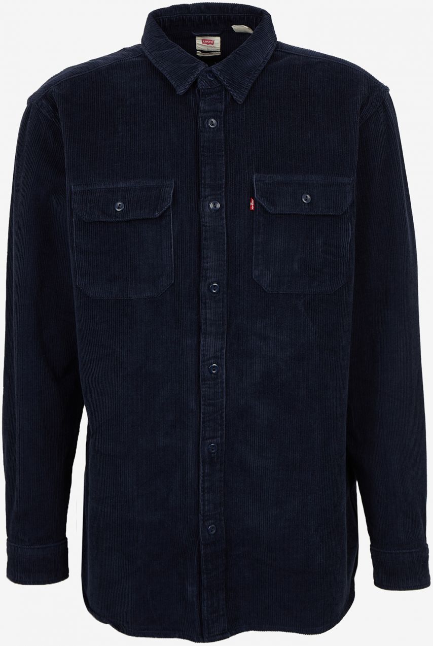 Tmavomodrá pánska menčestrová košeľa Levi's® Jackson Worker