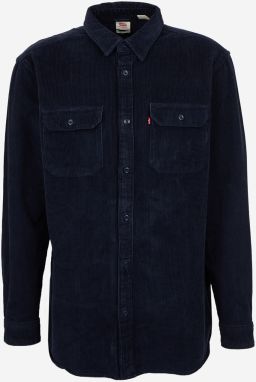 Tmavomodrá pánska menčestrová košeľa Levi's® Jackson Worker