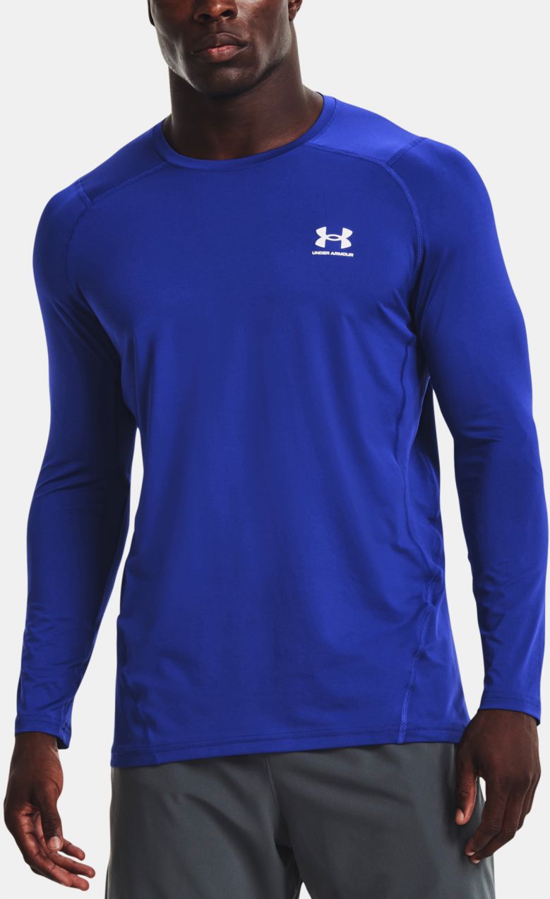 Tričká s dlhým rukávom pre mužov Under Armour - modrá