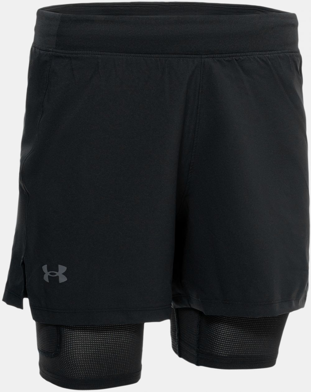 Under Armour Iso-Chill Run 2-in-1 Kraťasy Čierna