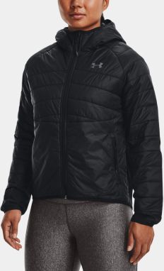 Čierna dámska prešívaná bunda Under Armour UA Active Hybrid Jkt