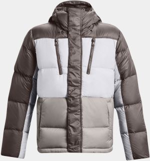 Hnedá pánska bunda Under Armour CGI Down Blocked Jkt Down Jacket