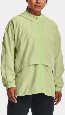 Zelená dámska ľahká športová bunda Under Armour UA Rush Woven Jacket
