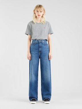 Modré dámske široké rifle Levi's® High Loose