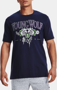 Tričká s krátkym rukávom pre mužov Under Armour - modrá