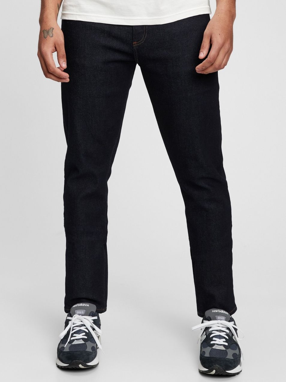 Skinny fit pre mužov GAP - tmavomodrá