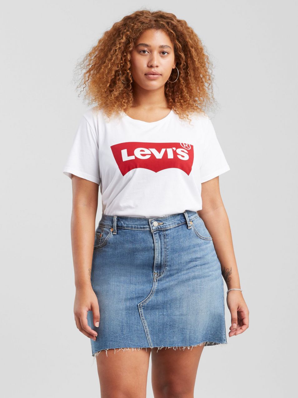 Móda pre plnoštíhle pre ženy Levi's® - biela