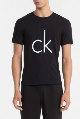 Calvin Klein čierne pánske tričko S/S Crew Neck