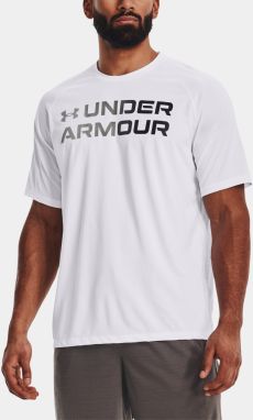 Tričká s krátkym rukávom pre mužov Under Armour - biela