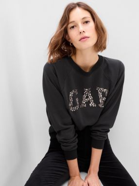 Černá dámská mikina raglan vintage soft GAP