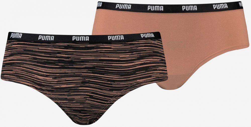 Sada dvoch hnedých dámskych nohavičiek Puma