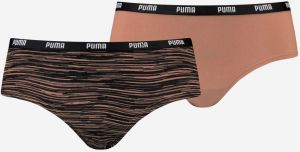 Sada dvoch hnedých dámskych nohavičiek Puma