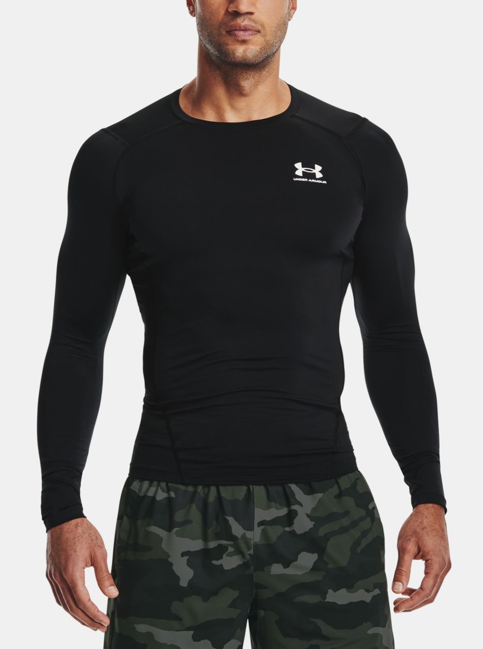 Under Armour HeatGear® Armour Compression Tričko Čierna