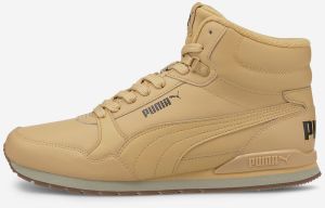 Béžové členkové kožené tenisky Puma ST Runner v3