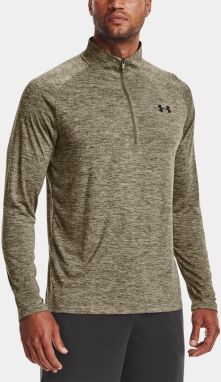 Tričko Under Armour UA Tech 2.0 1/2 Zips - zelená