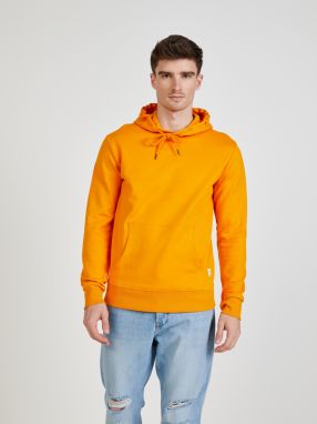 Oranžová basic mikina s kapucou Jack & Jones Basic