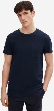 Tričká pre mužov Tom Tailor Denim - tmavomodrá