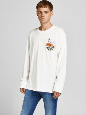 Biele tričko Jack & Jones Herritage