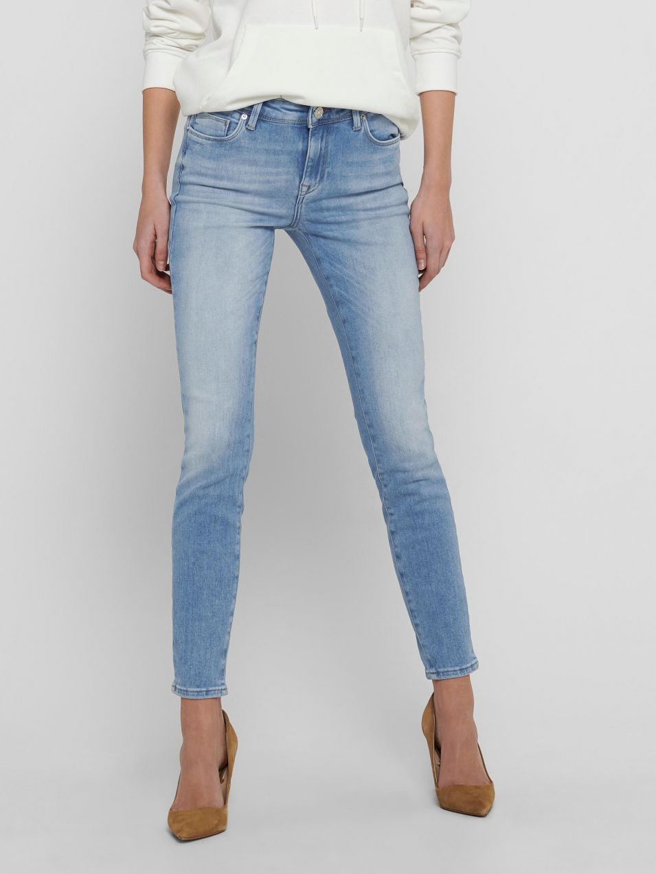 Svetlomodré skinny fit rifle ONLY Shape