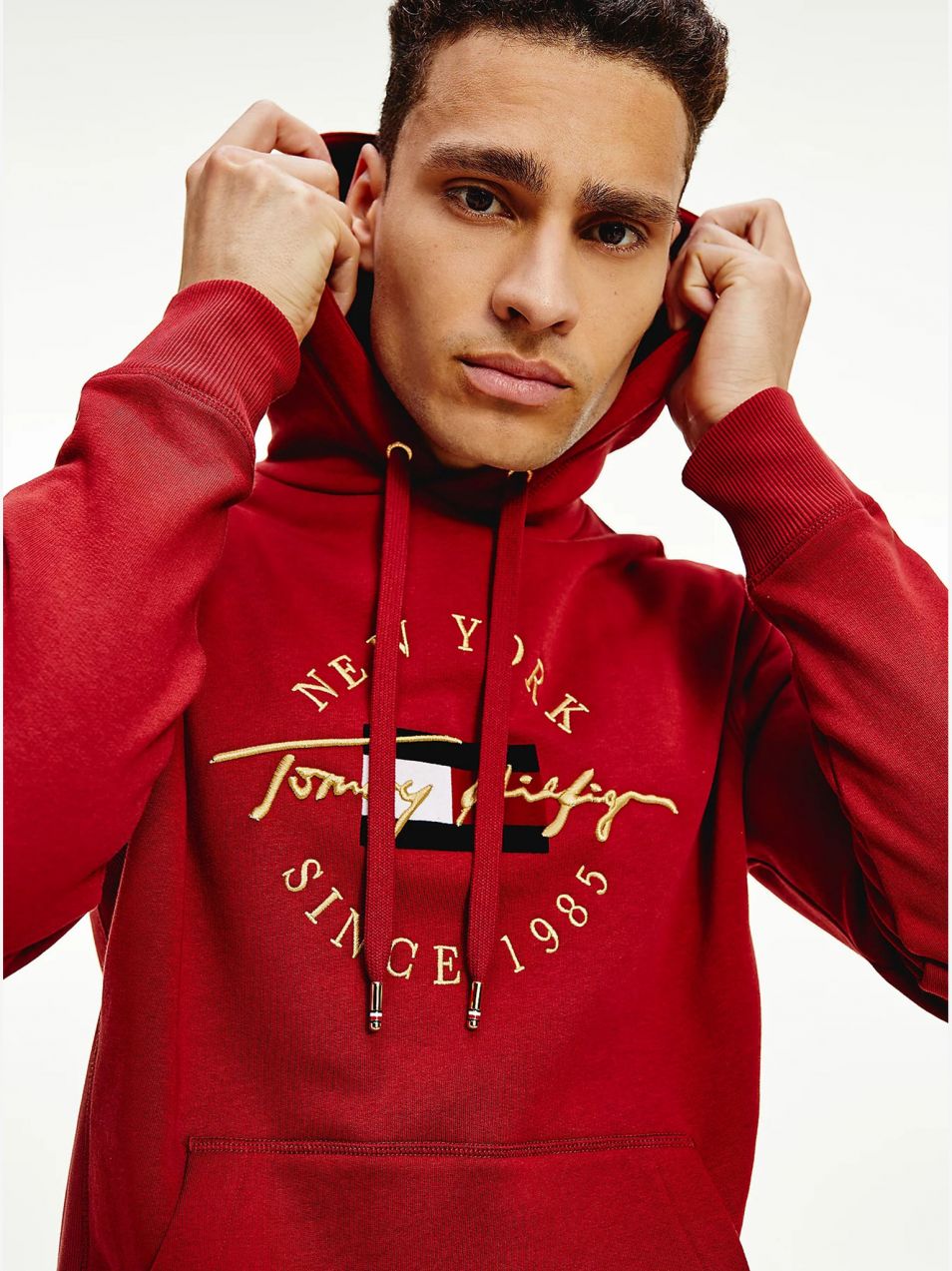 Mikiny pre ženy Tommy Hilfiger - červená