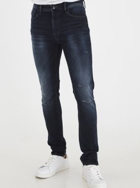 Tmavomodré slim fit rifle Blend
