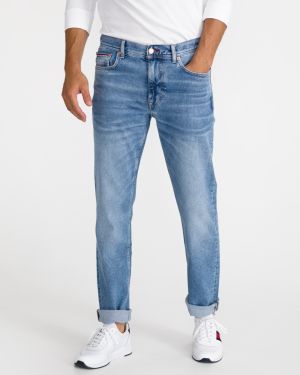 Straight fit pre mužov Tommy Hilfiger - modrá