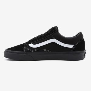 Čierne pánske tenisky so semišovými detailmi VANS UA Old Skool