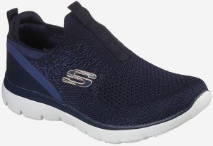 Skechers modré slip on tenisky Summits Daily Flourish Navy