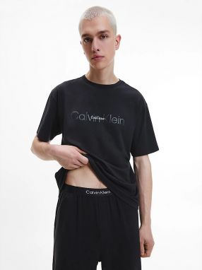 Tričká s krátkym rukávom pre mužov Calvin Klein - čierna