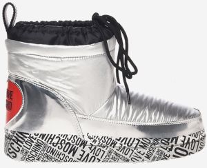 Zimná obuv pre ženy Love Moschino - strieborná