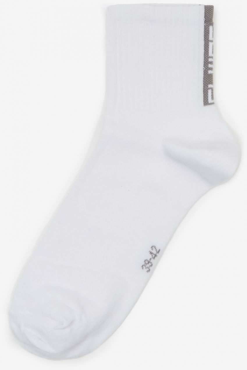 Biele unisex ponožky SAM 73