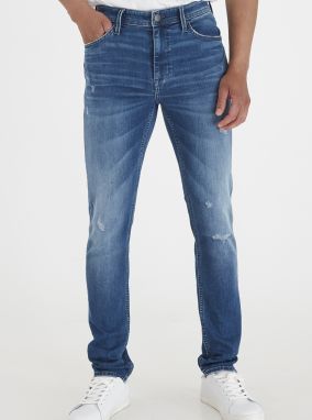 Modré slim fit rifle Blend
