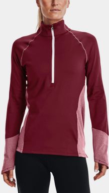 Mikina Under Armour UA ColdGear 1/2 Zip-RED