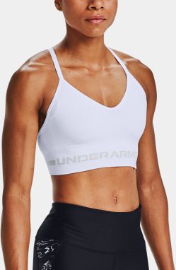 Podprsenka Under Armour Seamless Low Long Bra - biela