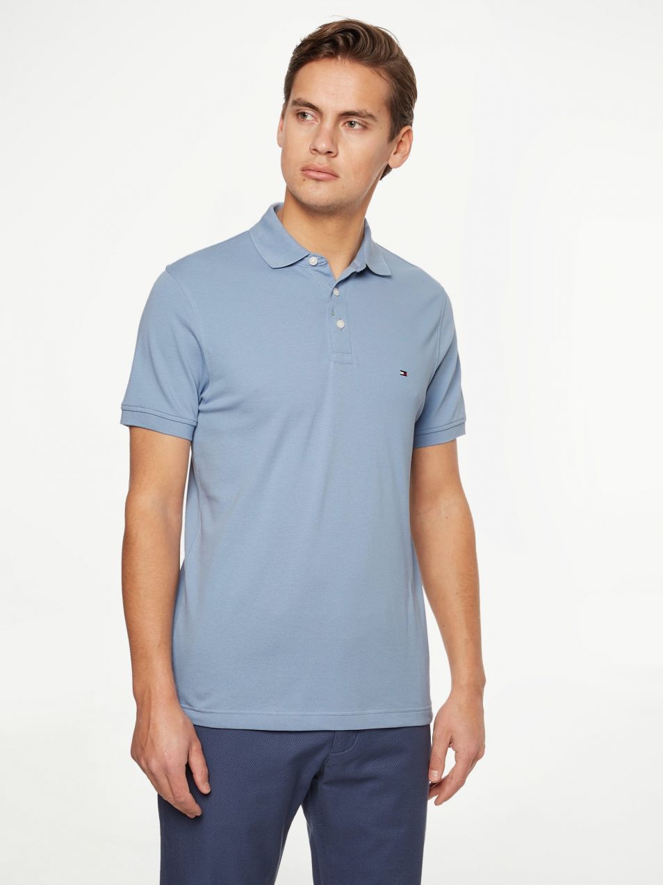 Polokošele pre mužov Tommy Hilfiger - svetlomodrá