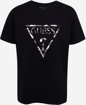 Tričká s krátkym rukávom pre mužov Guess - čierna