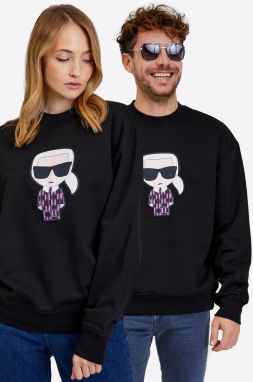 Čierna unisex mikina KARL LAGERFELD