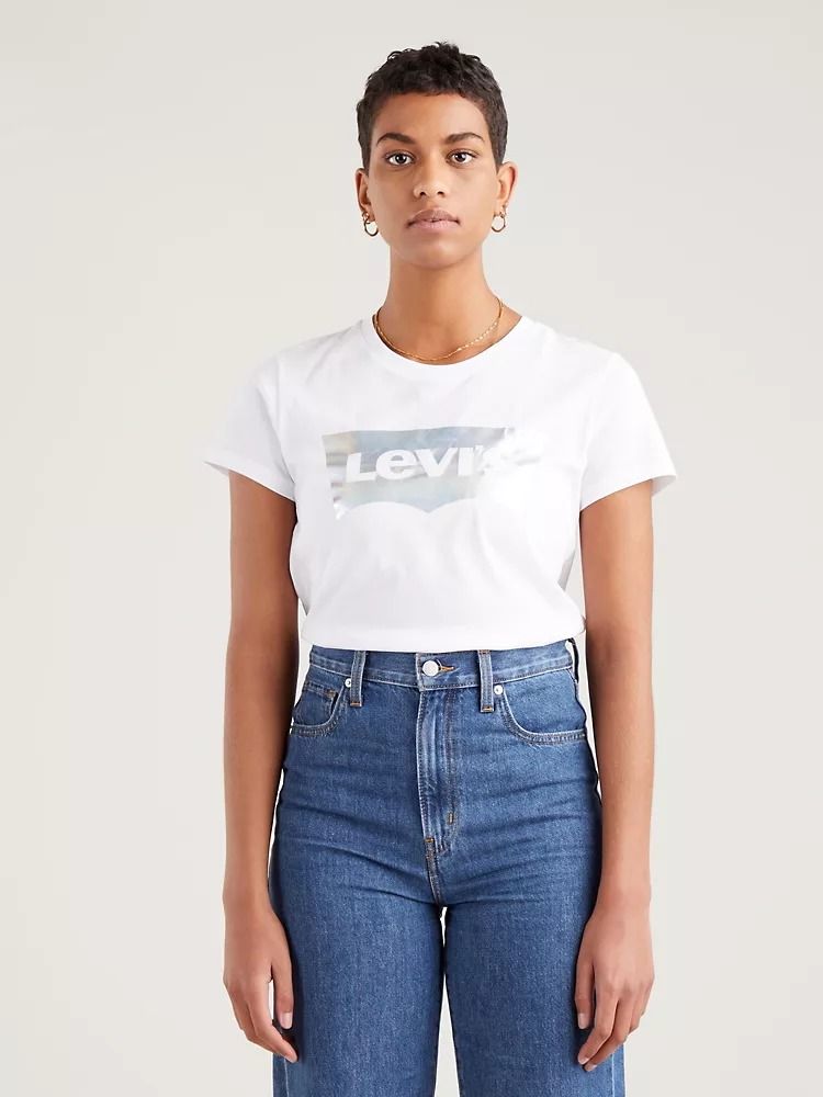 Tričká s krátkym rukávom pre ženy Levi's® - biela