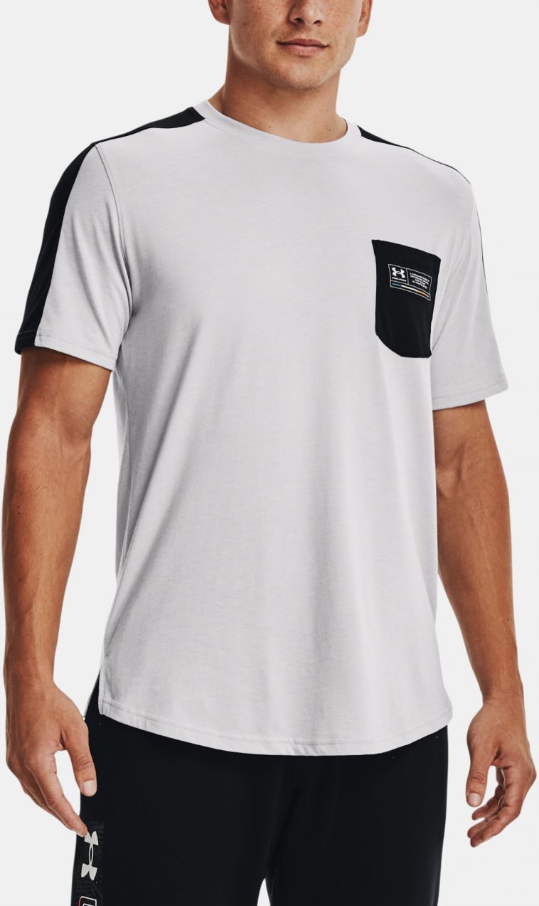 Tričko Under Armour UA Pocket Tee-GRY