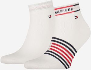 Súprava dvoch párov pánskych ponožiek v bielej farbe Tommy Hilfiger