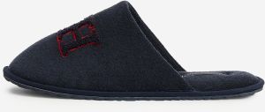 Tmavomodré pánske šľapky Tommy Hilfiger