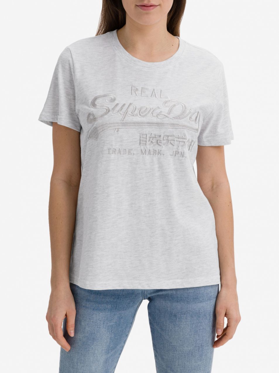 Tričká s krátkym rukávom pre ženy Superdry - biela