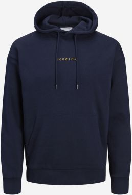 Tmavomodrá mikina s kapucňou Jack & Jones New State