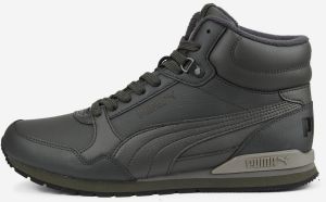 Tmavosivé kožené členkové tenisky Puma ST Runner v3
