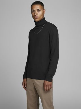 Čierny basic rolák Jack & Jones Emil